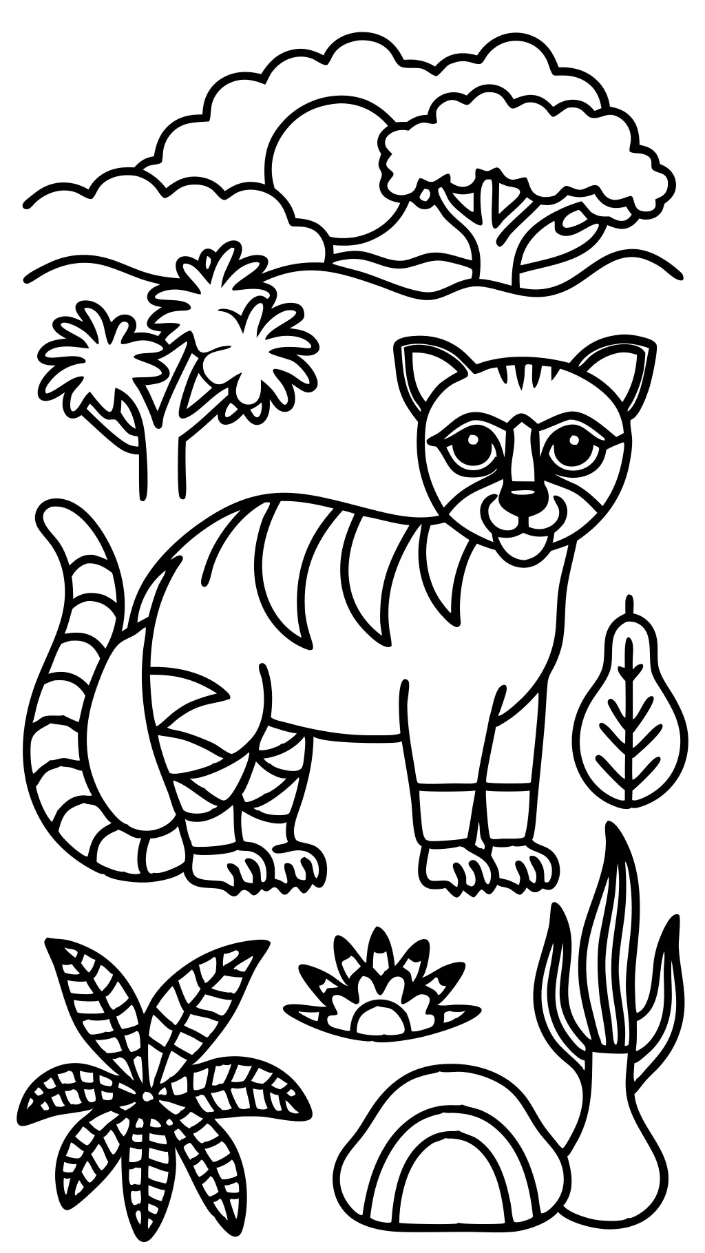 coloriages madagascar